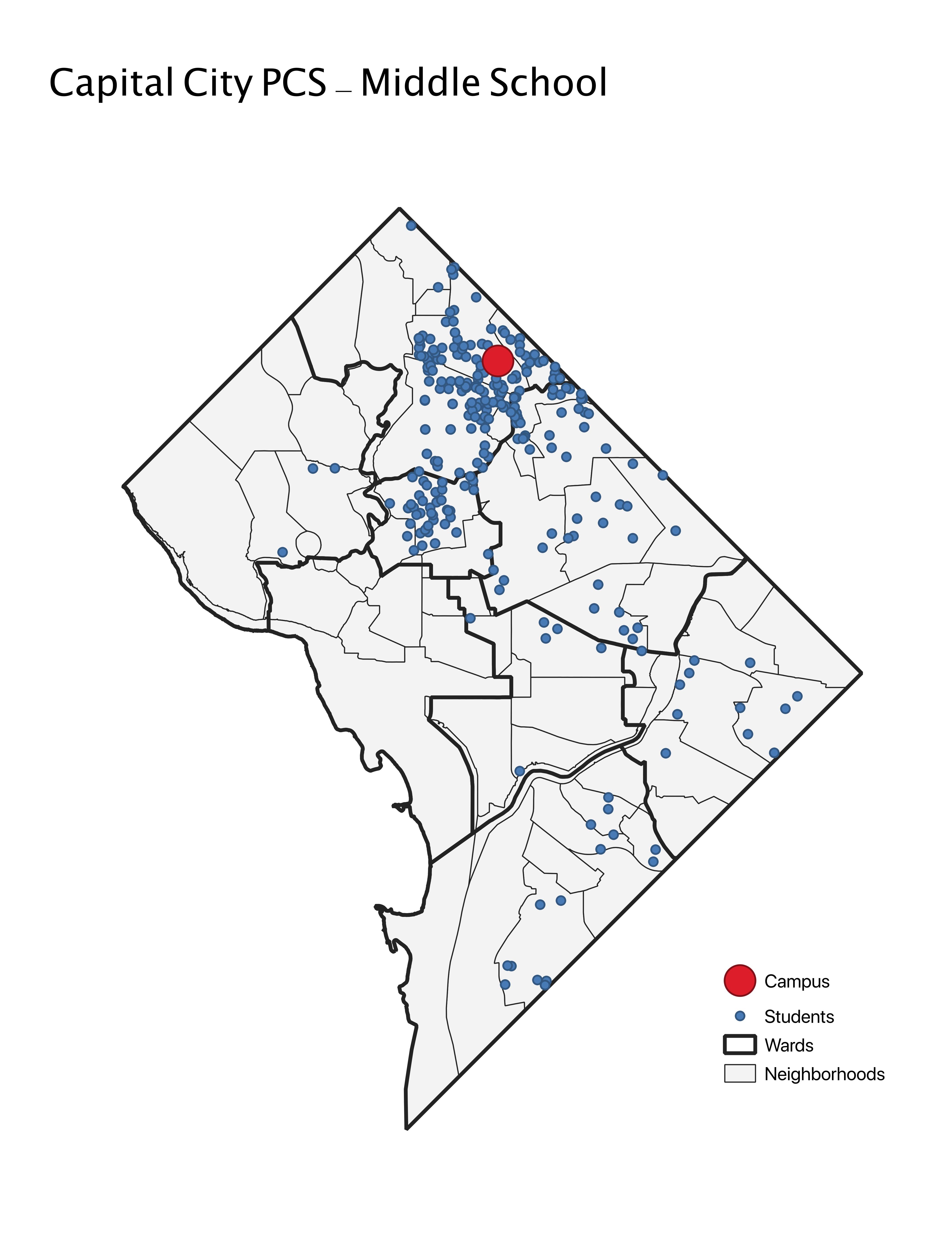 Capital City PCS - Middle School 2019 Student Location Map.jpeg