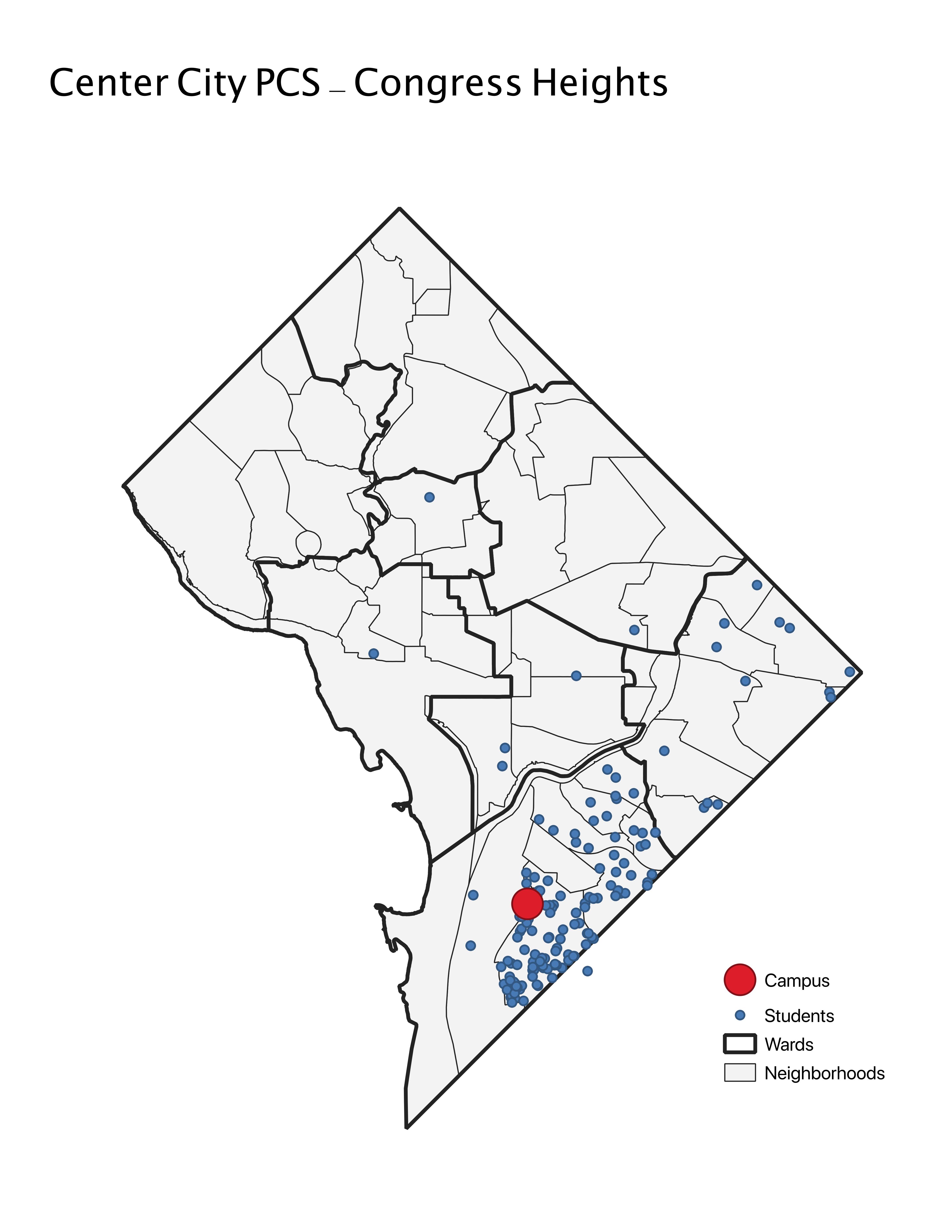 Center City PCS - Congress Heights 2019 Student Location Map.jpeg