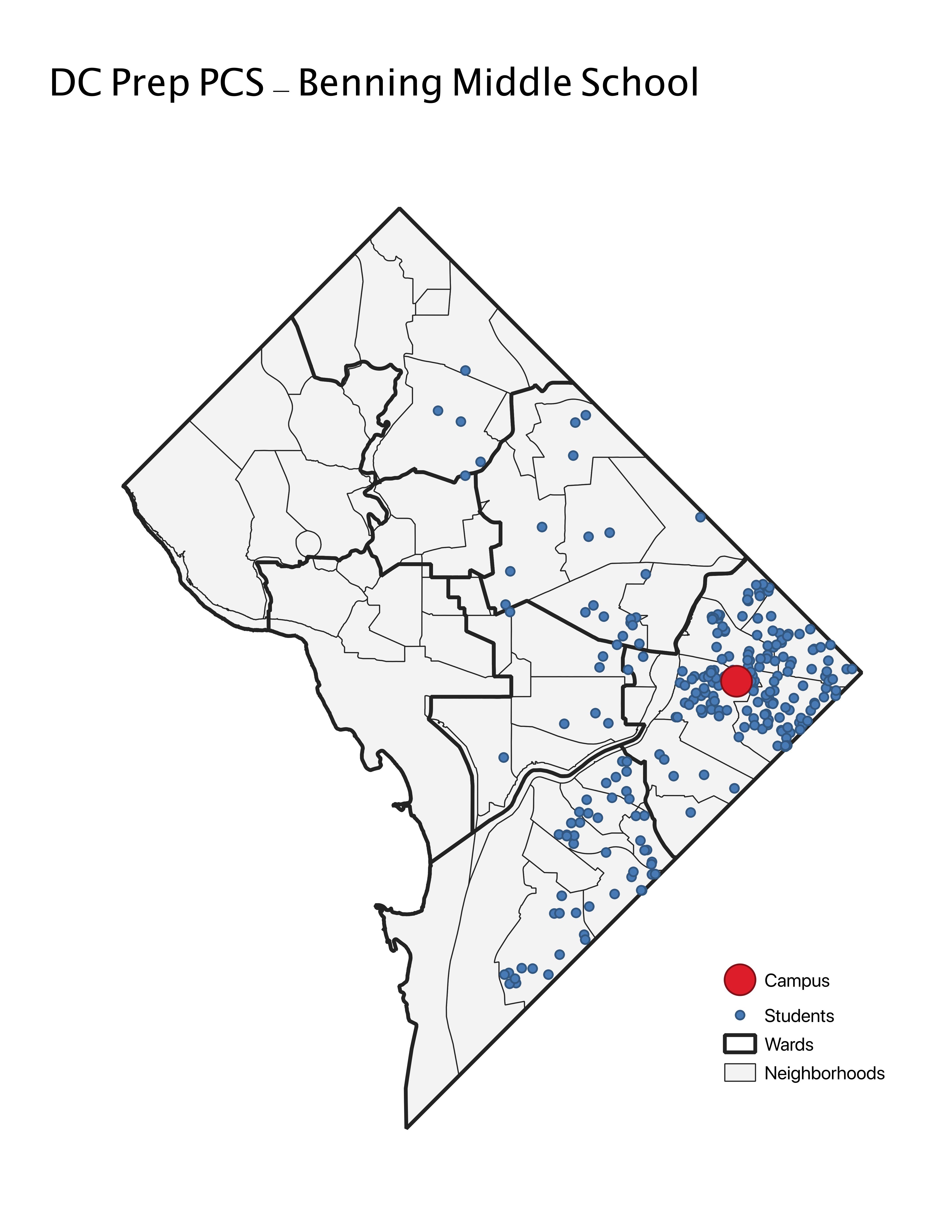 DC Prep PCS - Benning Middle School 2019 Student Location Map.jpeg