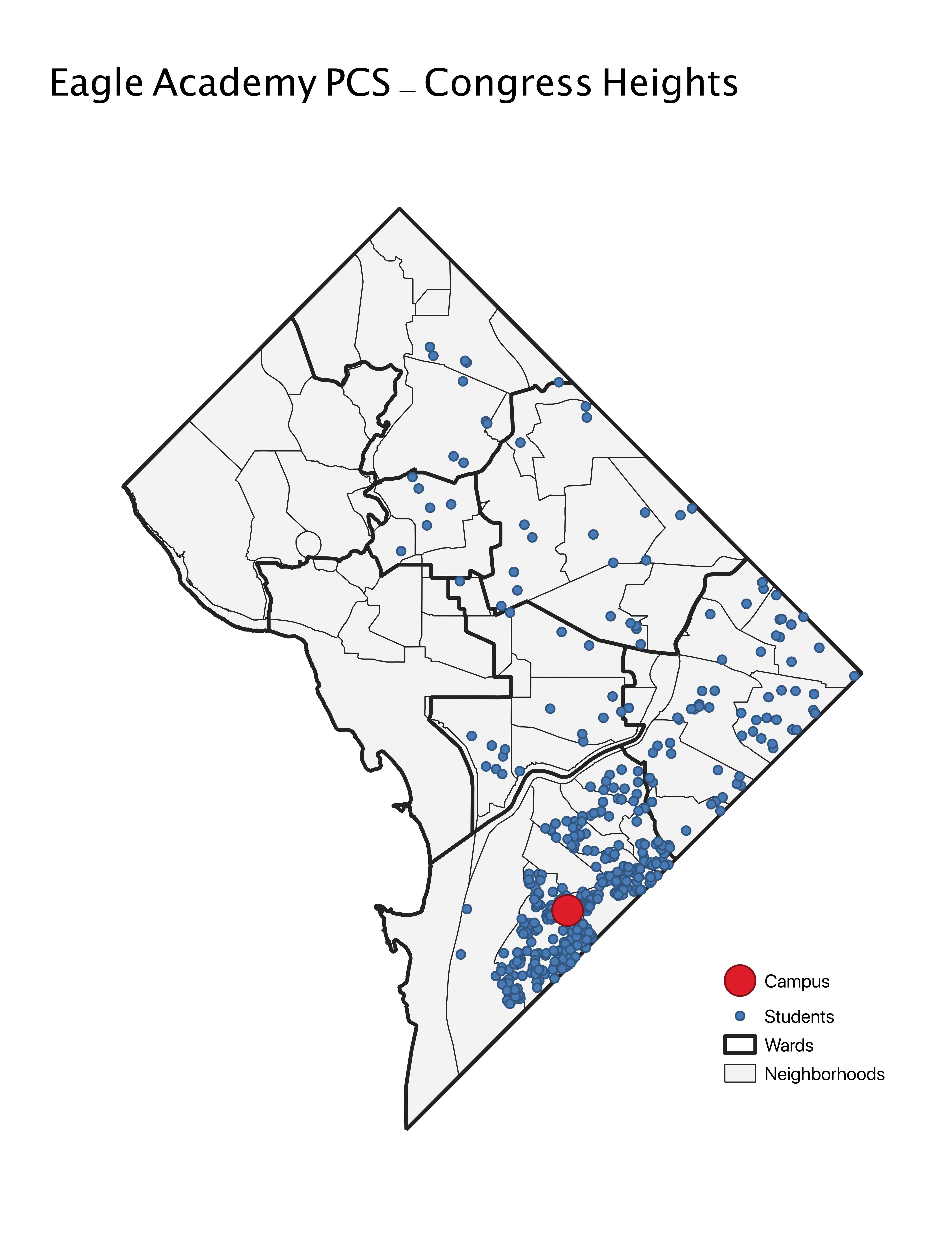 Eagle Academy PCS - Congress Heights 2019 Student Location Map.jpeg