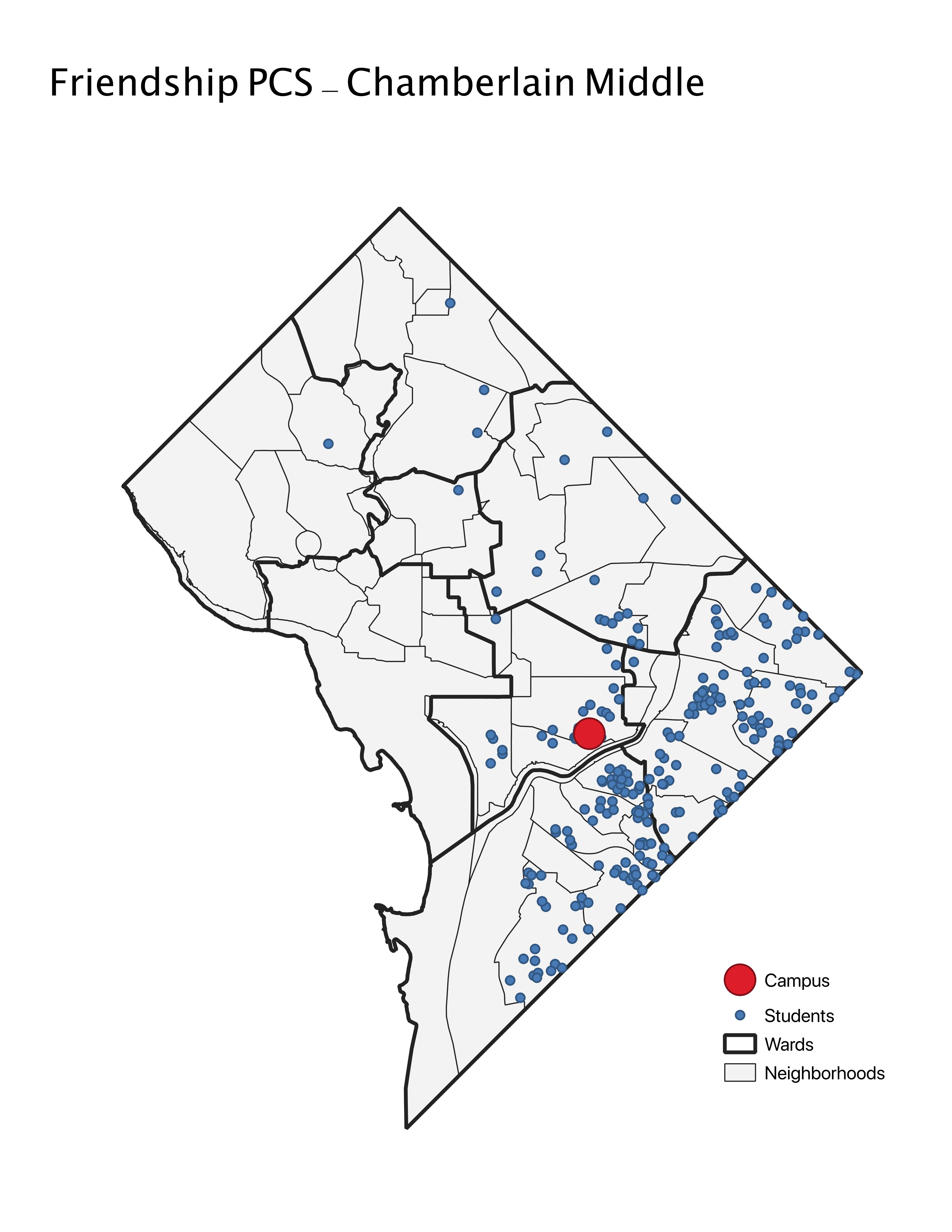 Friendship PCS - Chamberlain Middle 2019 Student Location Map.jpeg