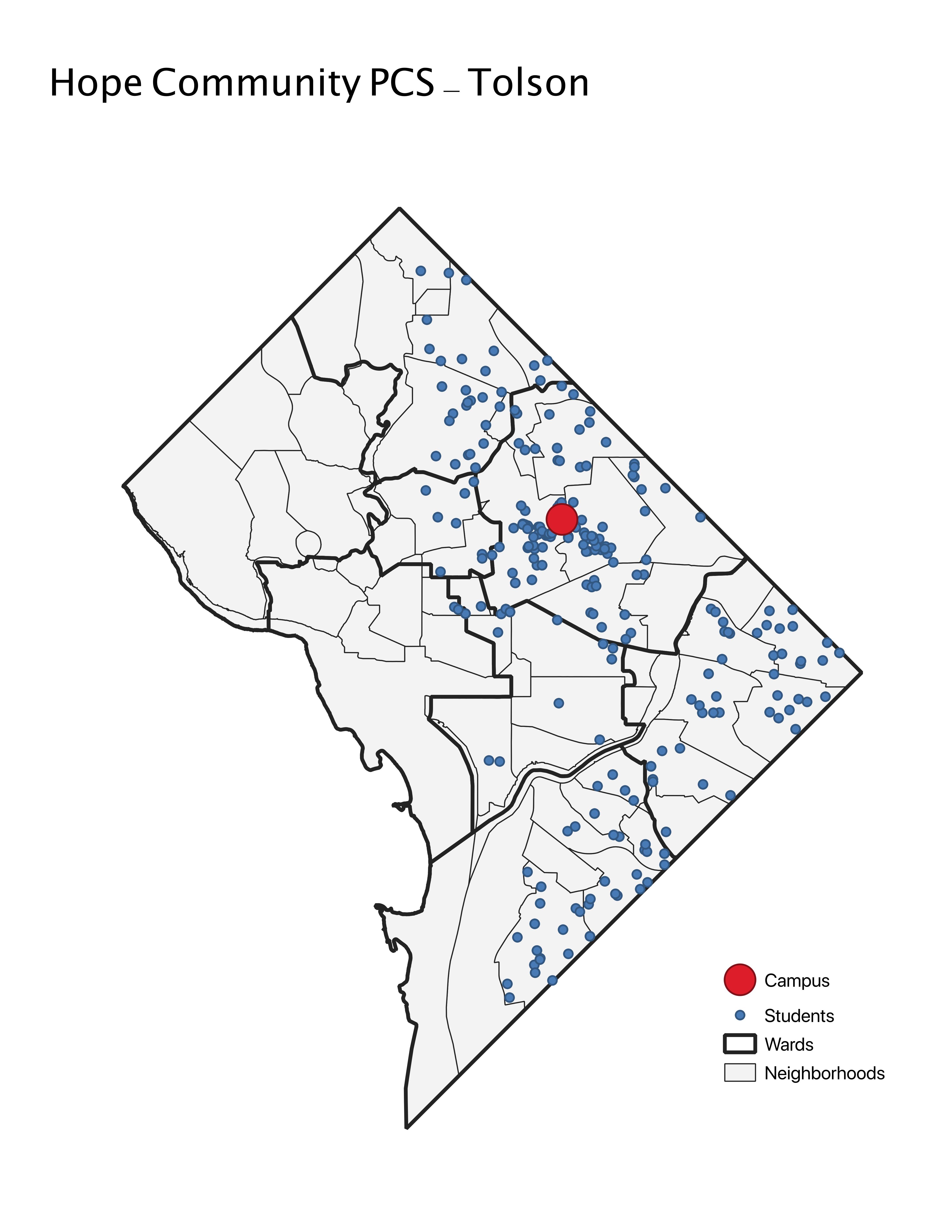 Hope Community PCS - Tolson 2019 Student Location Map.jpeg