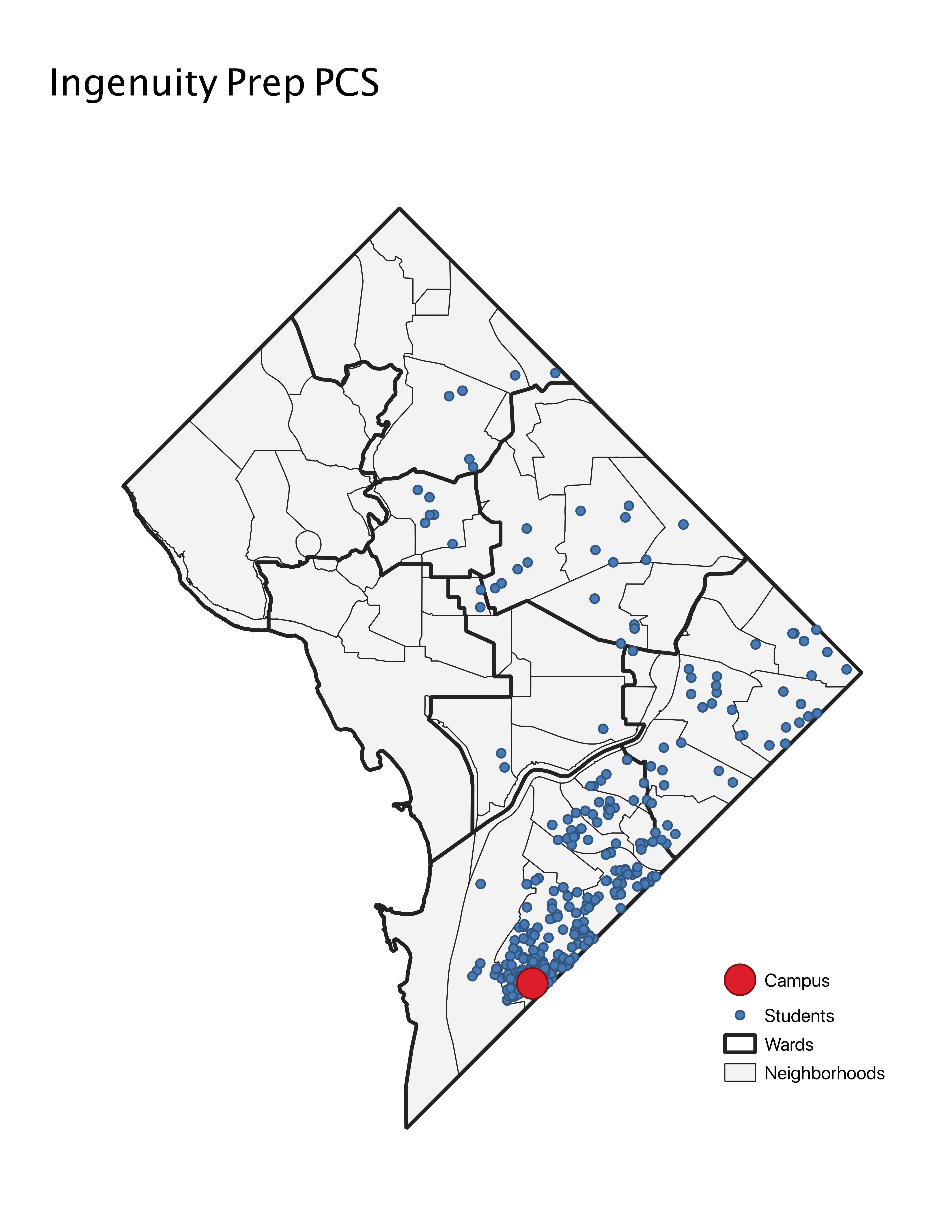 Ingenuity Prep PCS 2019 Student Location Map.jpeg