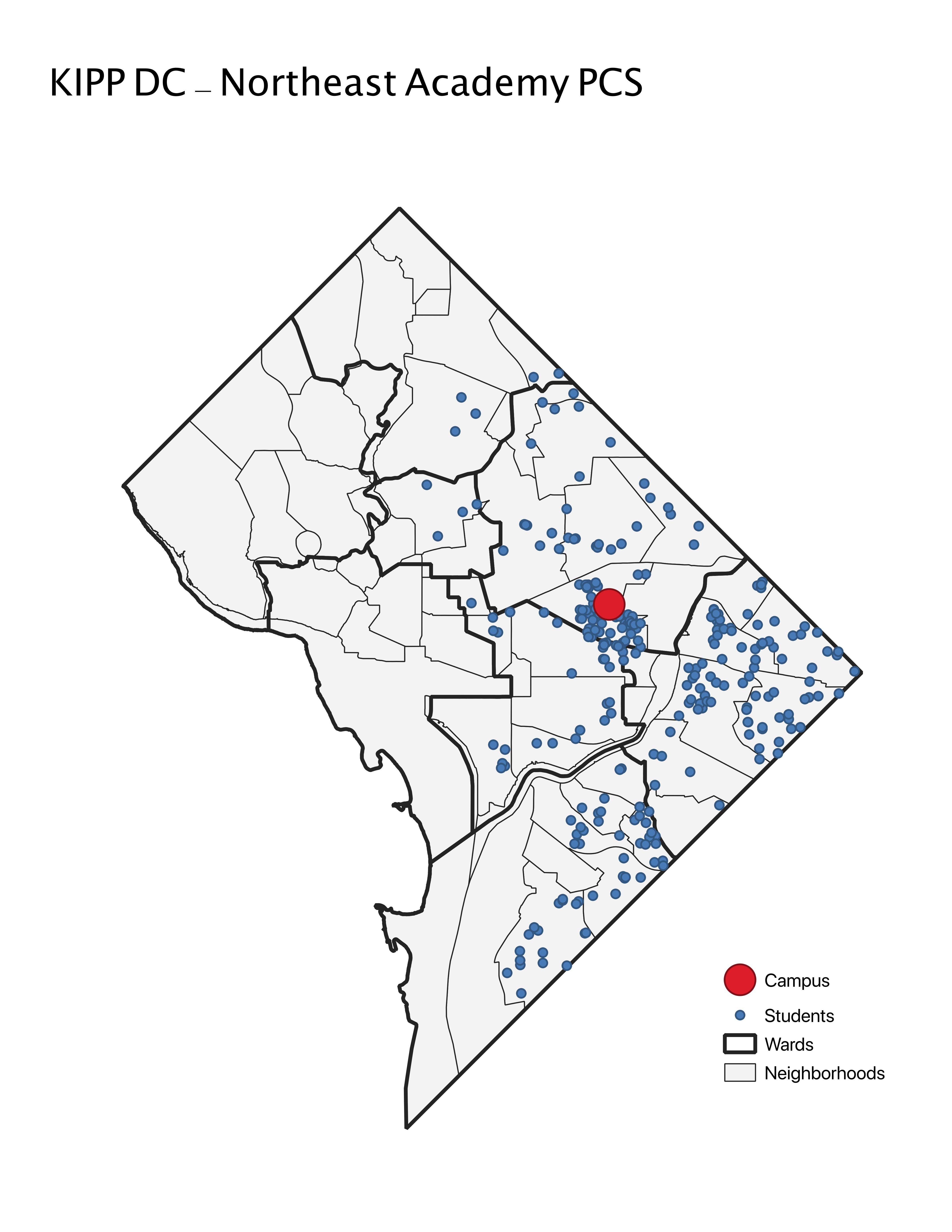 KIPP DC - Northeast Academy PCS 2019 Student Location Map.jpeg