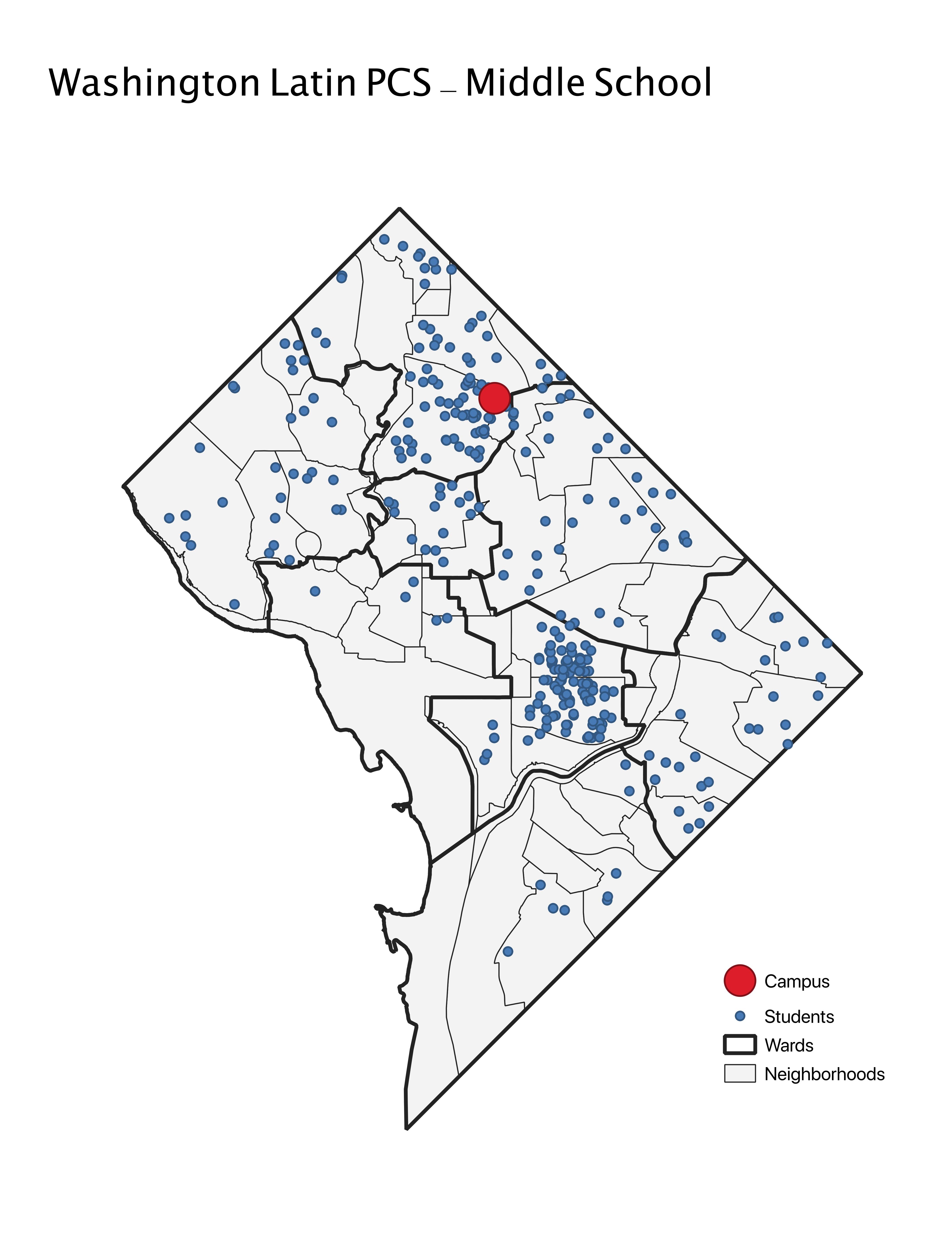 Washington Latin PCS - Middle School 2019 Student Location Map.jpeg