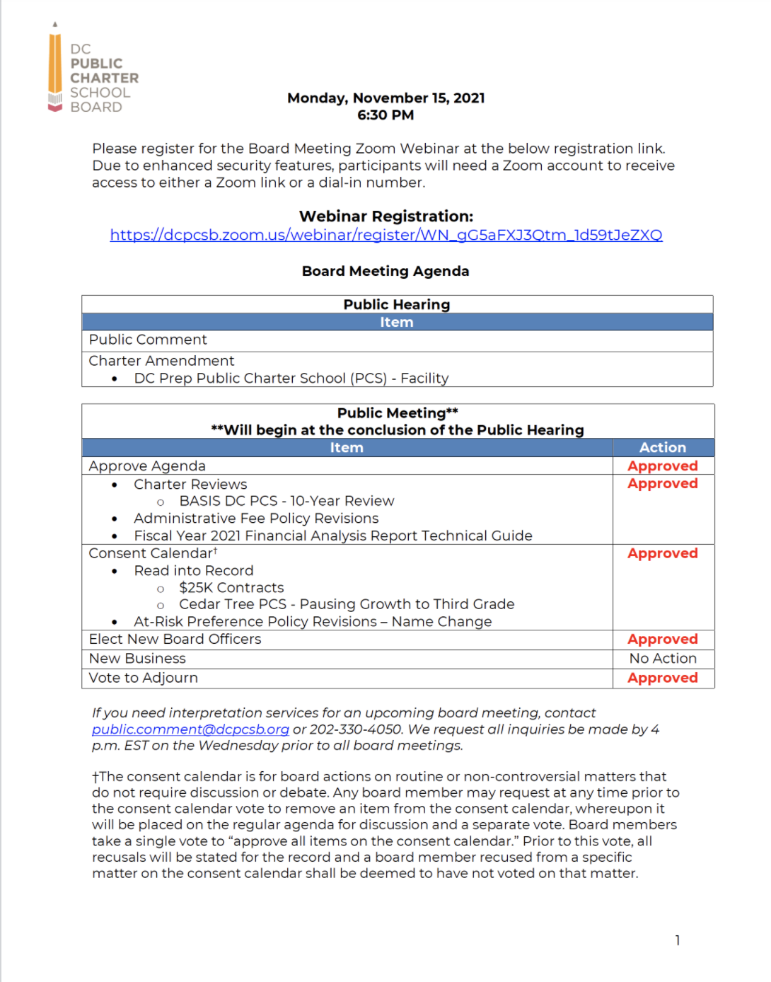 Agenda 11/15/21